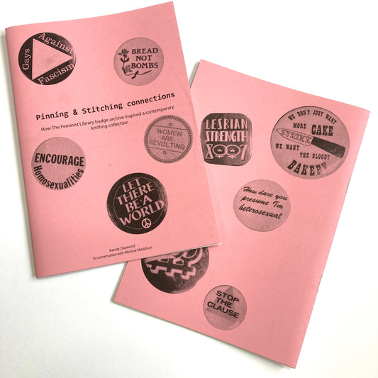 Pinning and stitching connections zine