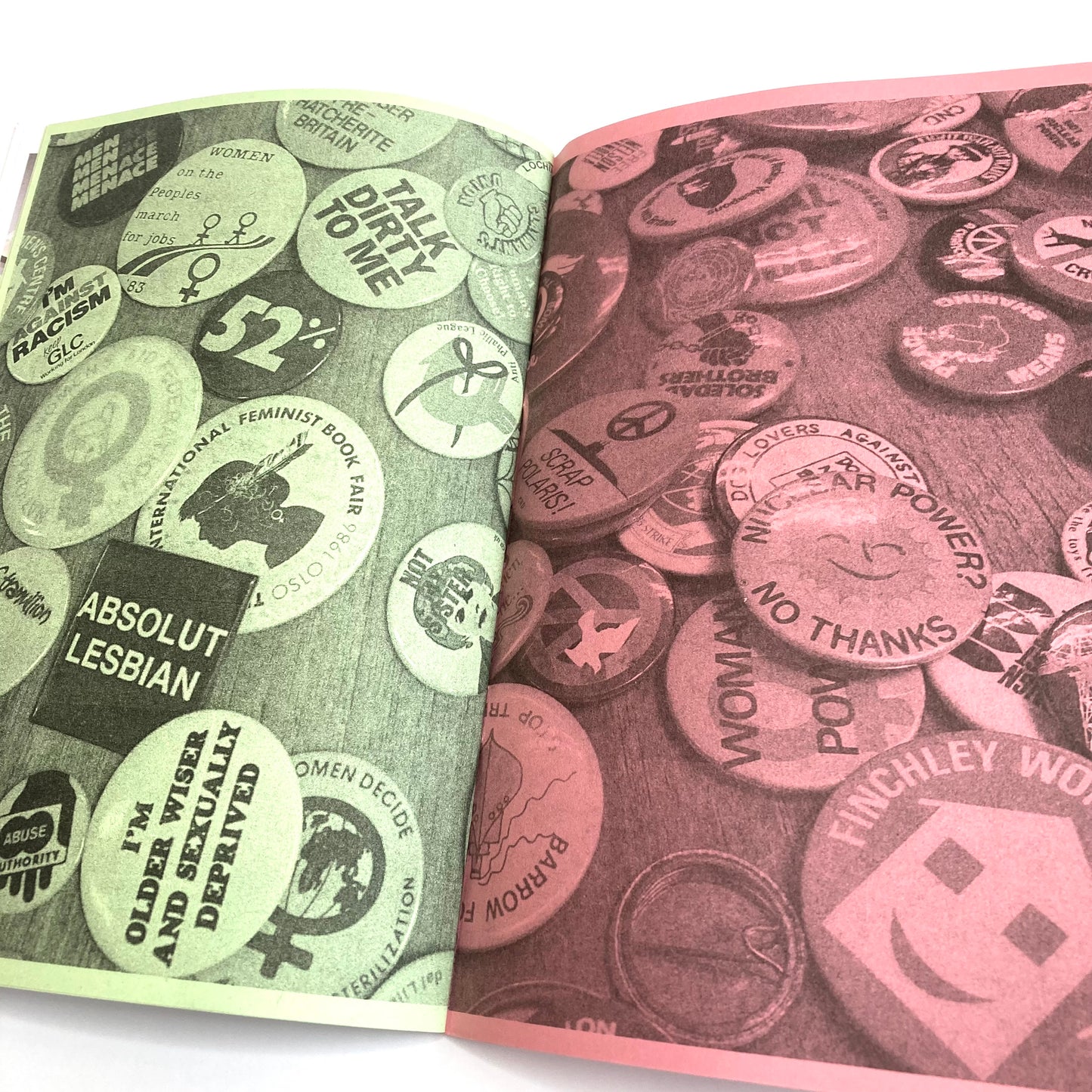 Pinning and stitching connections zine