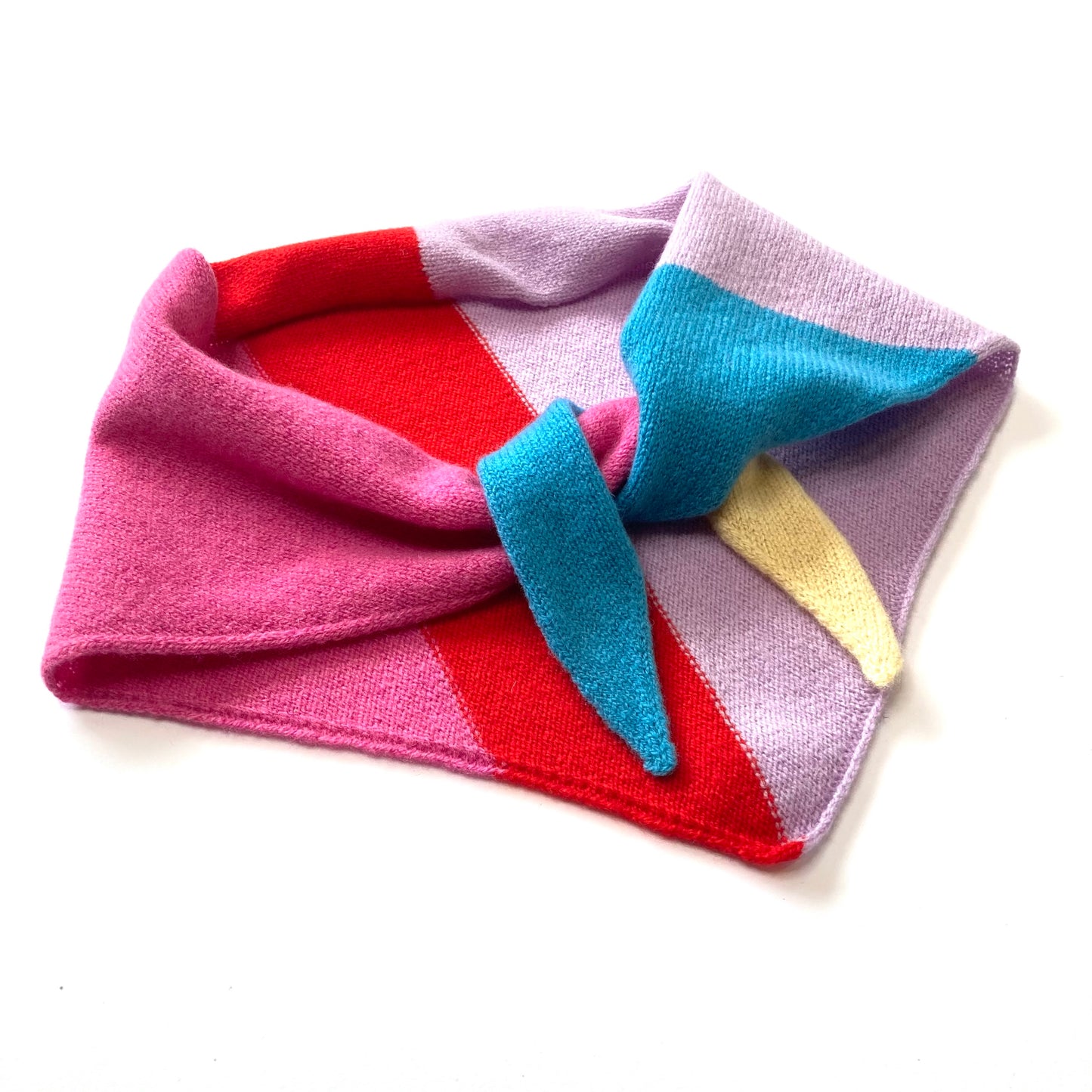 Triangle scarf - Stripey