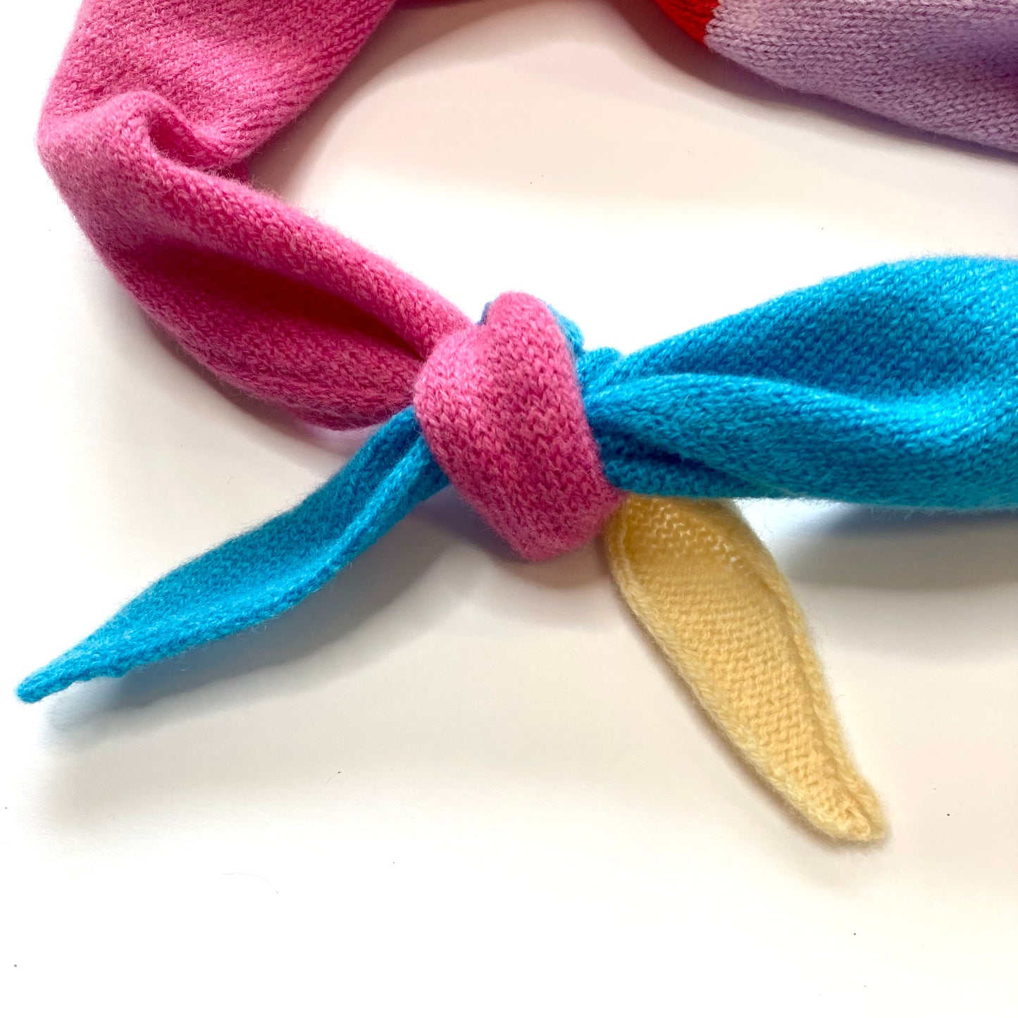 Triangle scarf - Stripey