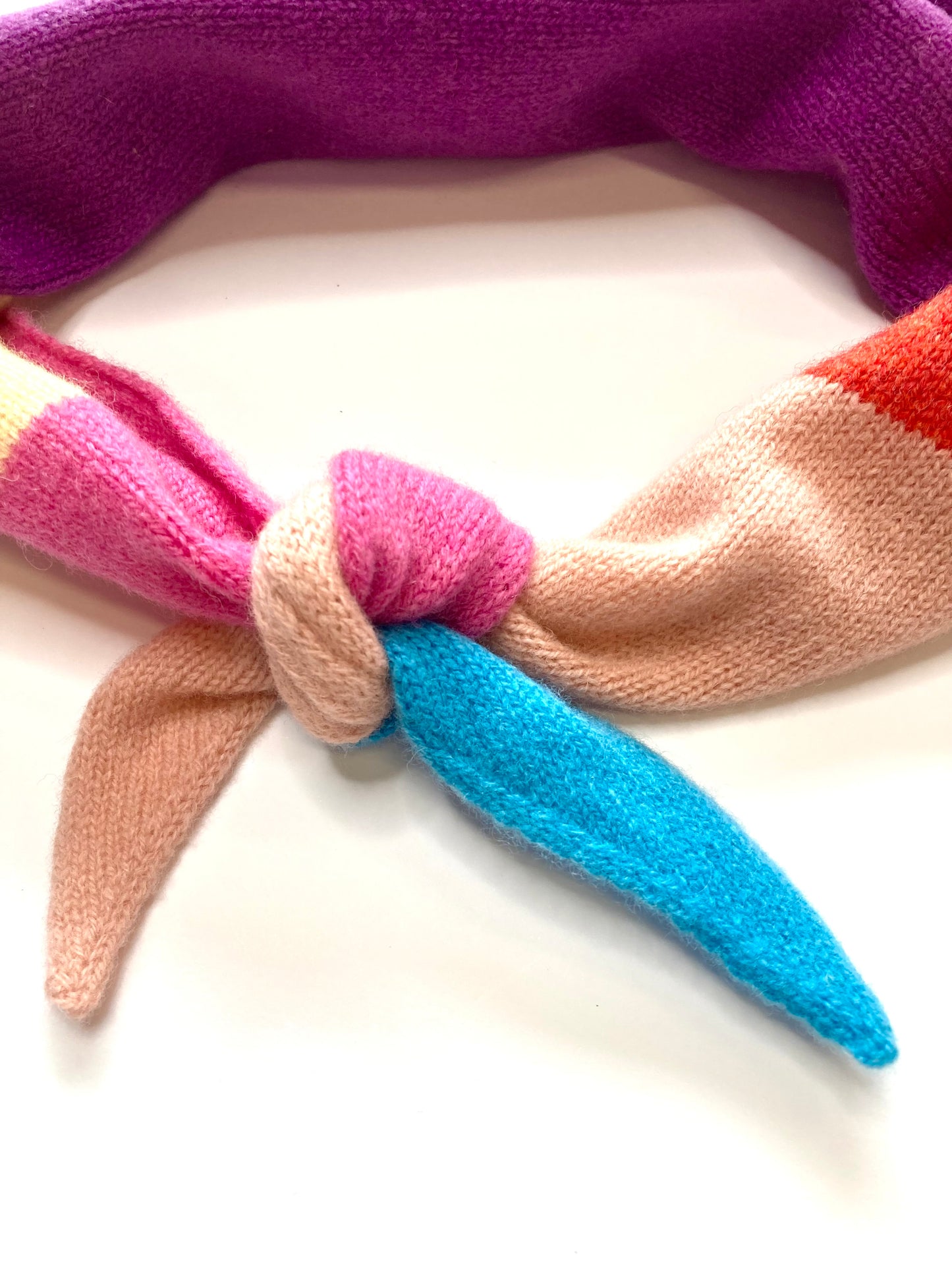 Triangle scarf - Stripey