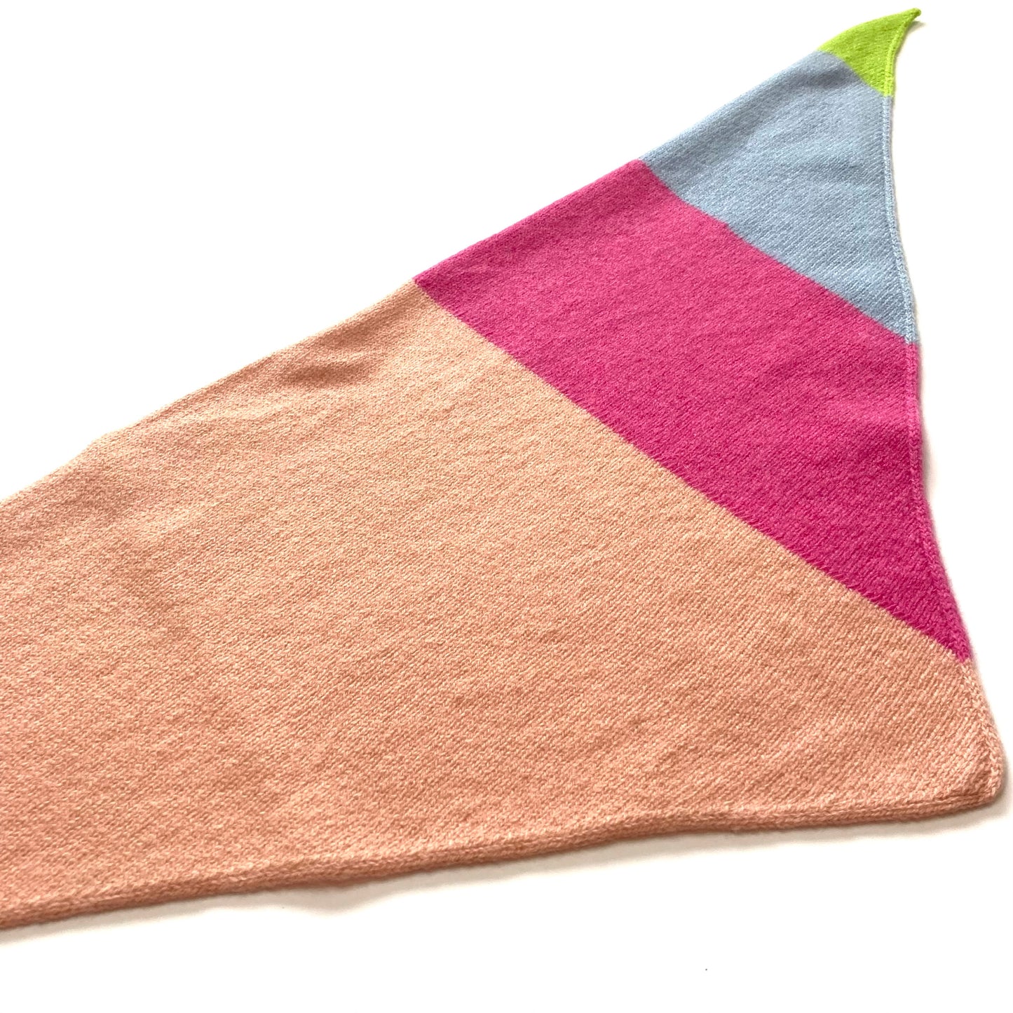Triangle scarf - Stripey