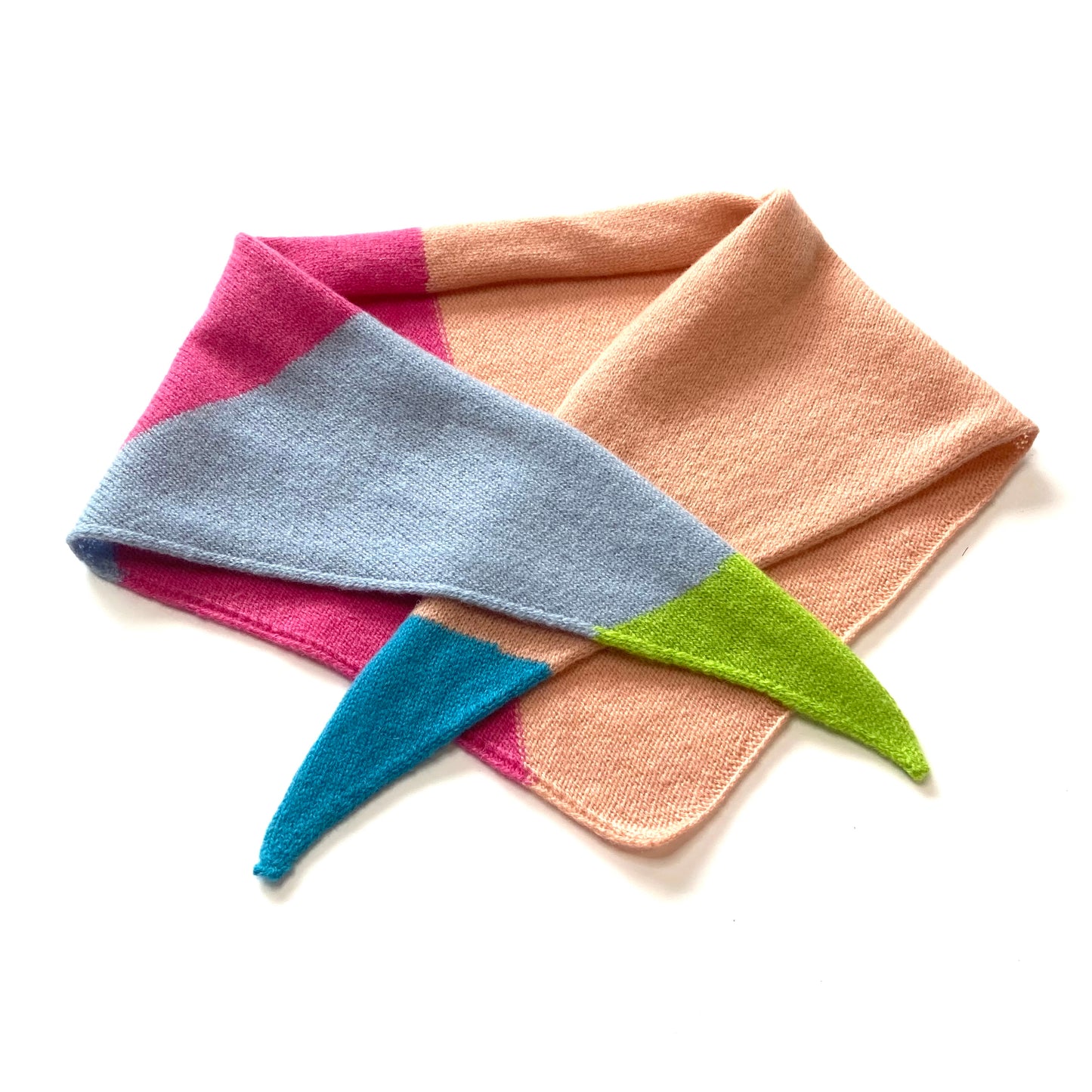 Triangle scarf - Stripey