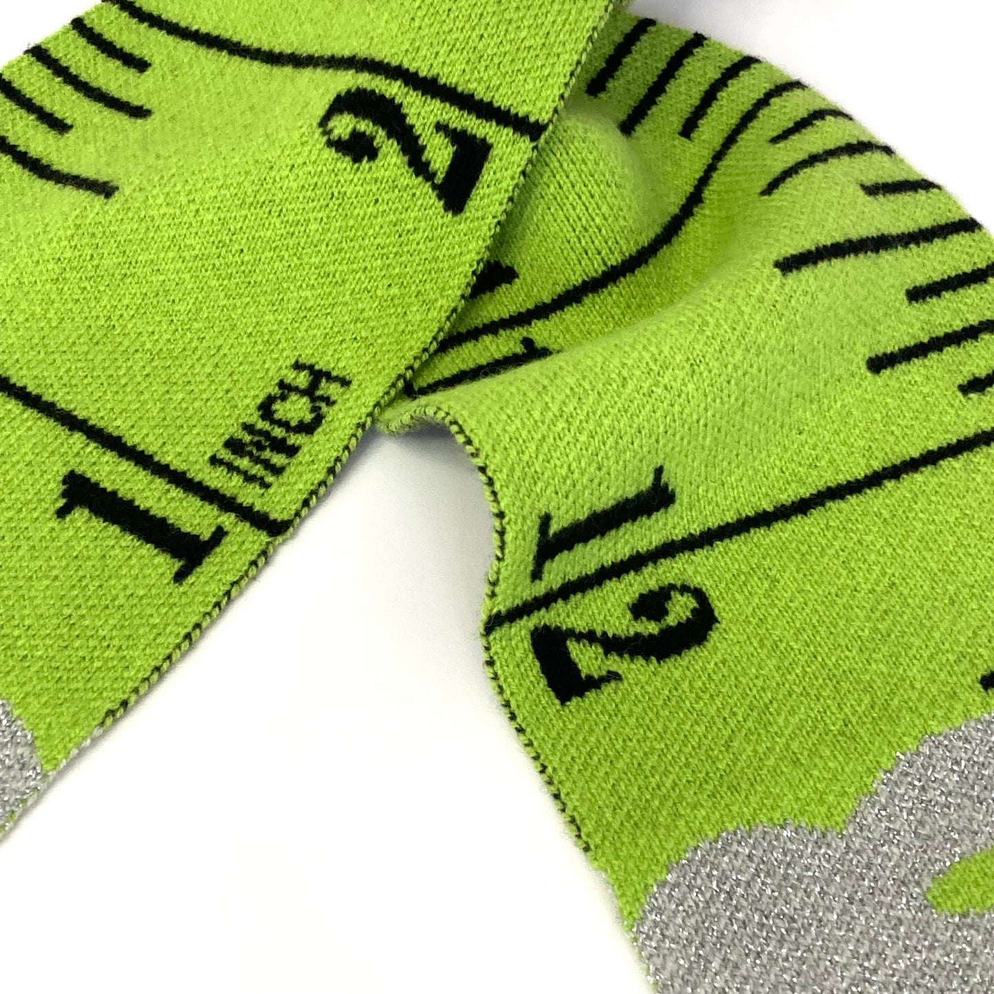 Tape Measure Scarf - GREEN