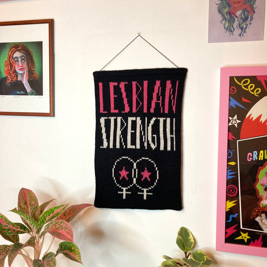 Lesbian Strength - Wall Banner