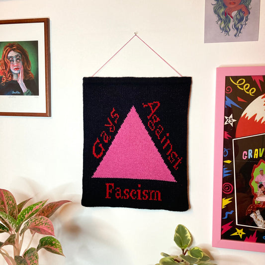 Gays against Fascism - wall banner