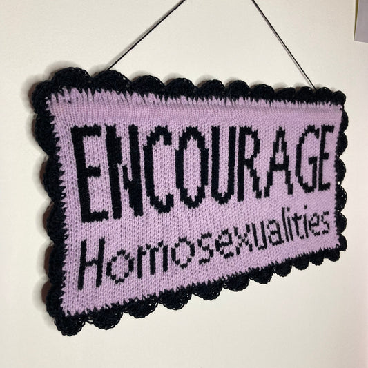 Encourage Homosexualities - wall banner