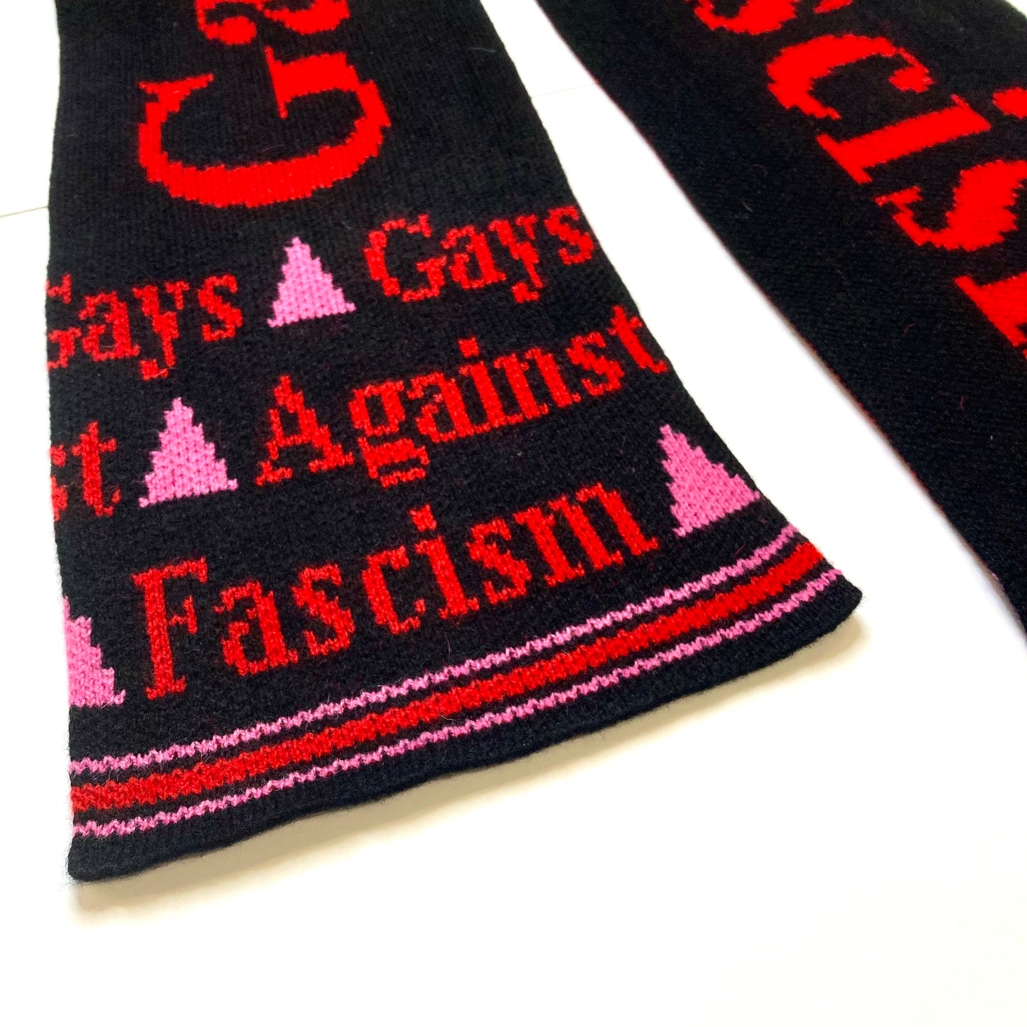 Gays against fascism scarf