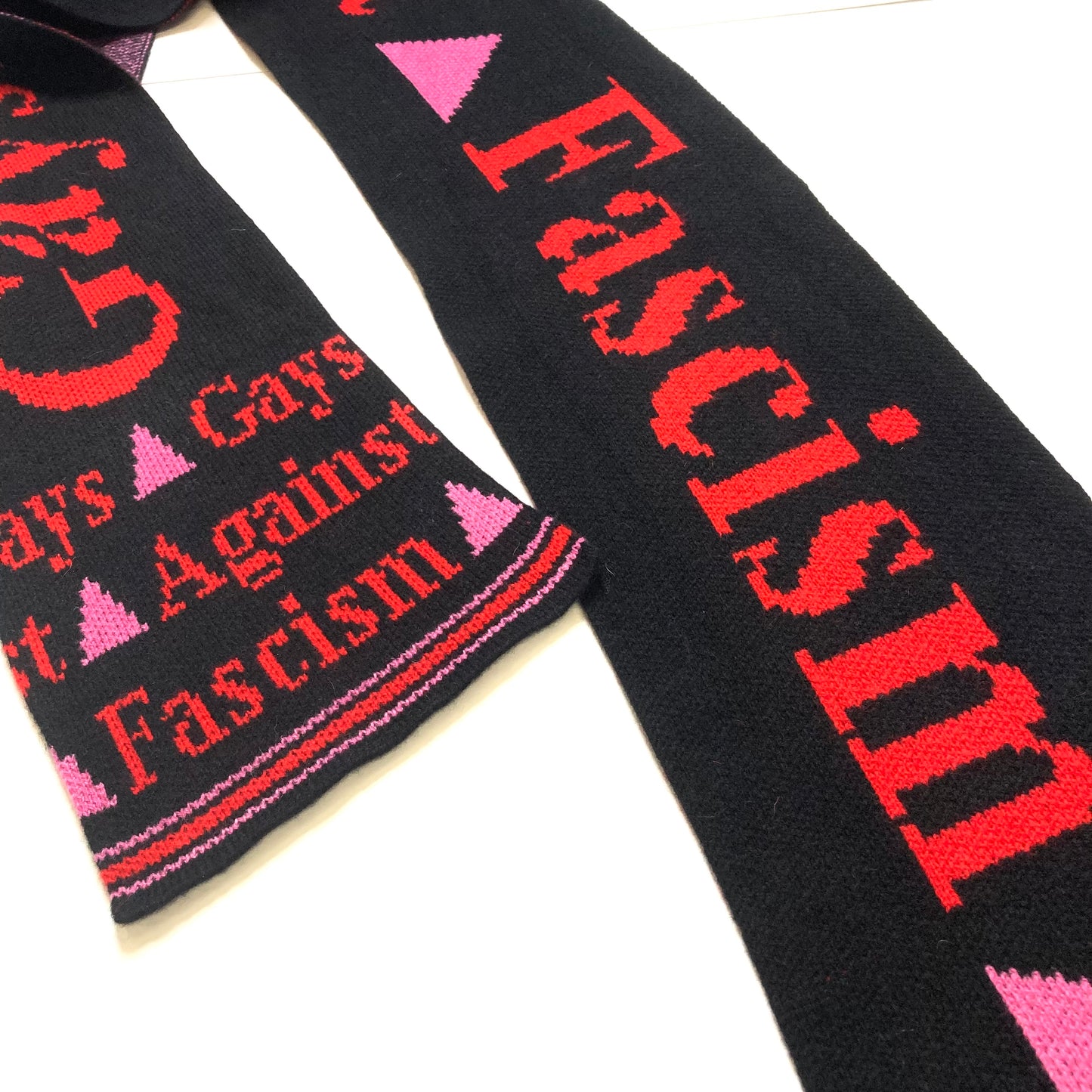Gays against fascism scarf