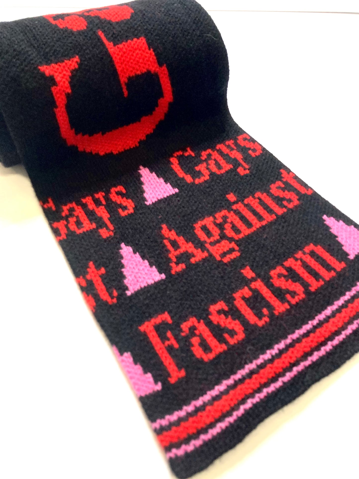 Gays against fascism scarf