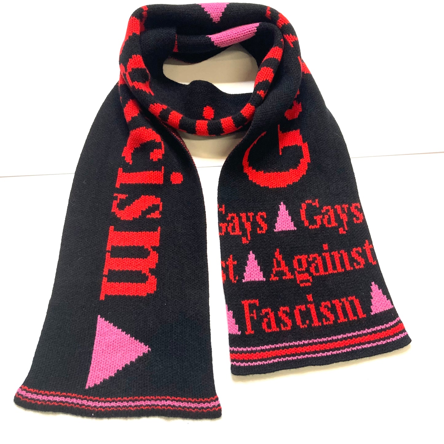 Gays against fascism scarf