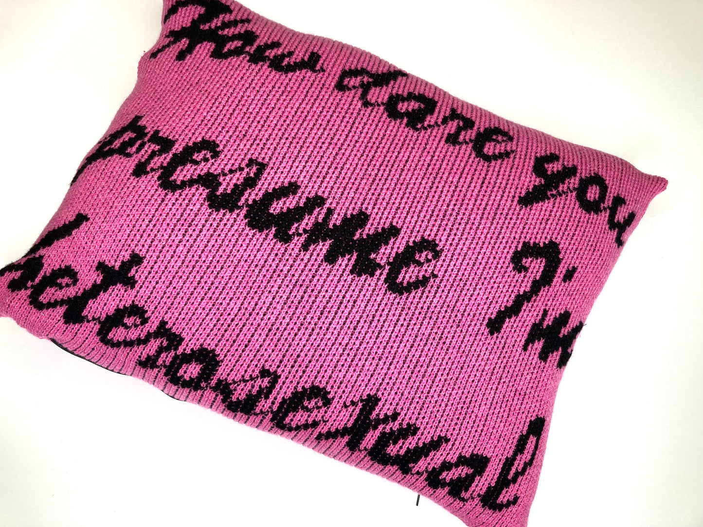 H0w dare you presume... cushion (Sample)