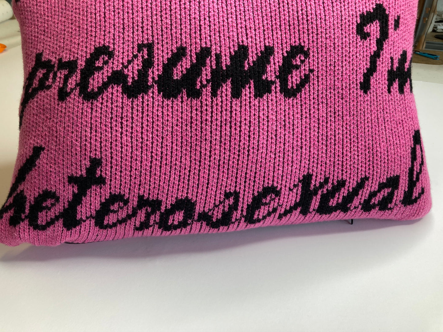H0w dare you presume... cushion (Sample)
