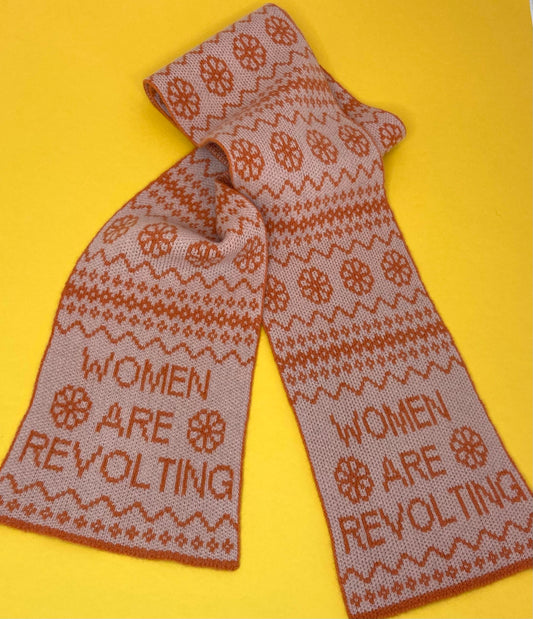 Women are revolting scarf